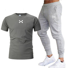 Load image into Gallery viewer, 2Pcs/Set Men's Tracksuit Gym Fitness Compression Sports Suit Clothes Running Jogging Sport Trousers Pant Exercise Workout Tights