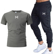 Load image into Gallery viewer, 2Pcs/Set Men's Tracksuit Gym Fitness Compression Sports Suit Clothes Running Jogging Sport Trousers Pant Exercise Workout Tights