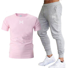 Load image into Gallery viewer, 2Pcs/Set Men's Tracksuit Gym Fitness Compression Sports Suit Clothes Running Jogging Sport Trousers Pant Exercise Workout Tights