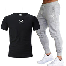 Load image into Gallery viewer, 2Pcs/Set Men's Tracksuit Gym Fitness Compression Sports Suit Clothes Running Jogging Sport Trousers Pant Exercise Workout Tights