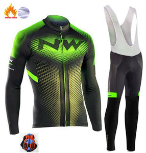 2018 Northwave Pro Team Winter Cycling Clothing Breathable Ropa Ciclismo Long Sleeve MTB Bicycle Clothing Outdoor Sport Clothes