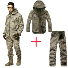 Load image into Gallery viewer, Men Outdoor Waterproof Jackets TAD V 5.0 XS Softshell Hunting Outfit Thermal Clothes Tactical Camping Hiking Breath Sport Suit