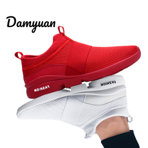 Damyuan 2019 New Fashion Men Women Flyweather Comfortable Breathable Non-leather Casual Light Size 46 Sport Mesh Jogging Shoes