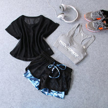 Load image into Gallery viewer, 2019 Newest Yoga Set Women Sports Bra Sexy Push Up Gym Breathable Fitness Clothes Workout Sport Costumes for Women Capris