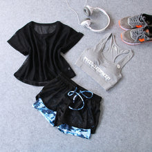 Load image into Gallery viewer, 2019 Newest Yoga Set Women Sports Bra Sexy Push Up Gym Breathable Fitness Clothes Workout Sport Costumes for Women Capris