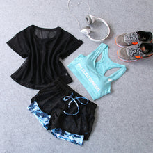 Load image into Gallery viewer, 2019 Newest Yoga Set Women Sports Bra Sexy Push Up Gym Breathable Fitness Clothes Workout Sport Costumes for Women Capris