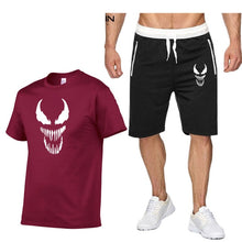 Load image into Gallery viewer, venom 2 Pcs/Set Men's Tracksuit Sports Suit Gym Fitness Compression Clothes Running Jogging Sport Wear Exercise Workout Set