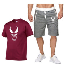 Load image into Gallery viewer, venom 2 Pcs/Set Men's Tracksuit Sports Suit Gym Fitness Compression Clothes Running Jogging Sport Wear Exercise Workout Set