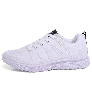 ZHENZU Women's Sport Shoes Female Brand Sneakers Woman Running Shoes Breathable Antislip Light Flats