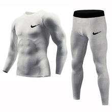 Load image into Gallery viewer, Rashguard Compression Men's Sport Suits Quick Dry Running sets Clothes Sport Jogger Training Gym Fitness Tracksuits Running Suit
