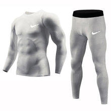 Load image into Gallery viewer, Rashguard Compression Men's Sport Suits Quick Dry Running sets Clothes Sport Jogger Training Gym Fitness Tracksuits Running Suit