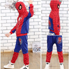 Load image into Gallery viewer, New Spiderman Baby Boys Clothing Sets Cotton Sport Suit For Boys Clothes Spring Spider Man Cosplay Costumes Kids Clothes Set