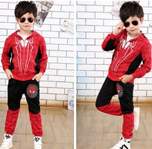 Load image into Gallery viewer, New Spiderman Baby Boys Clothing Sets Cotton Sport Suit For Boys Clothes Spring Spider Man Cosplay Costumes Kids Clothes Set