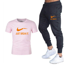 Load image into Gallery viewer, Free shipping 2 pieces set of men's sportswearsports suit gym fitness clothes running jogging sportswear exercise workout tights