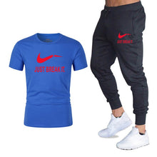 Load image into Gallery viewer, Free shipping 2 pieces set of men's sportswearsports suit gym fitness clothes running jogging sportswear exercise workout tights
