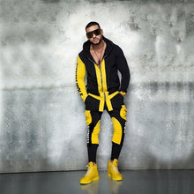 Load image into Gallery viewer, Men's hoodie+pants Sets 2 pieces Autumn Running tracksuit men Sweatshirt Sports Set Gym Clothes Men Sport Suit Training Suit