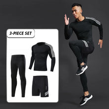 Load image into Gallery viewer, Quick-drying compression men&#39;s sports training suit men&#39;s gym jogging running suit men&#39;s tight fitness workout clothes