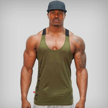 Load image into Gallery viewer, Gym Men Sleeveless Running Bodybuilding Tank Top Muscle Stringer Fitness Shirt Breathable Workout Sport Vest Clothes