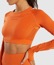 Load image into Gallery viewer, Women Seamless Yoga Sets Workout Clothes for Women Long Sleeve Crop Top + Mesh Leggings Running Sport Suit Gym Clothing 2 Pieces