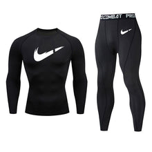 Load image into Gallery viewer, Brand Compression Men&#39;s Sport Suits Quick Dry MMA sets Clothes Sports shirt Joggers Training Gym Fitness Tracksuits Running