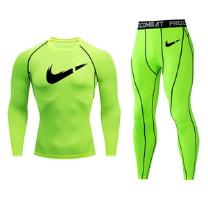 Brand Compression Men's Sport Suits Quick Dry MMA sets Clothes Sports shirt Joggers Training Gym Fitness Tracksuits Running