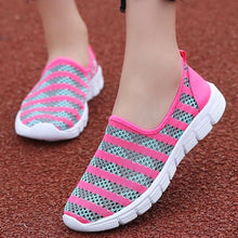 Load image into Gallery viewer, Summer Breathable Bascket Femme Mesh Women Shoes Sport Lightweight Women&#39;s Running Shoes 2019 Slip-on Sneakers Sports Blue B-334