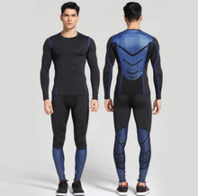 Load image into Gallery viewer, Men T shirts Pants MMA Long Sleeve T-shirt Men's Compression Shirts Fitness Bodybuilding  Clothes MMA Rashguard Sport Suit