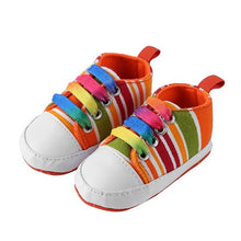 Load image into Gallery viewer, New Canvas Baby Sneaker Sport Shoes For Girls Boys Newborn Shoes Baby Walker Infant Toddler Soft Bottom Anti-slip First Walkers