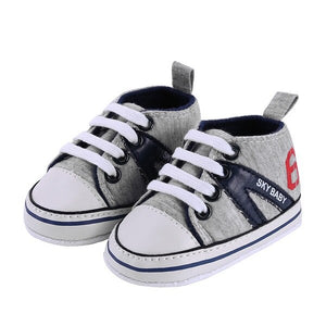 New Canvas Baby Sneaker Sport Shoes For Girls Boys Newborn Shoes Baby Walker Infant Toddler Soft Bottom Anti-slip First Walkers