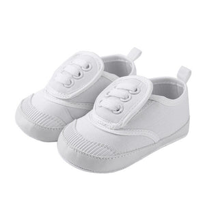 New Canvas Baby Sneaker Sport Shoes For Girls Boys Newborn Shoes Baby Walker Infant Toddler Soft Bottom Anti-slip First Walkers