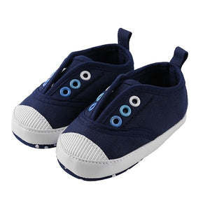 New Canvas Baby Sneaker Sport Shoes For Girls Boys Newborn Shoes Baby Walker Infant Toddler Soft Bottom Anti-slip First Walkers