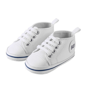 New Canvas Baby Sneaker Sport Shoes For Girls Boys Newborn Shoes Baby Walker Infant Toddler Soft Bottom Anti-slip First Walkers