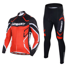 Load image into Gallery viewer, Pro Team Cycling Clothing Men Long Sleeve Bicycle Jersey Set Sport MTB Wear Quick Dry Mens Road Bike Clothes Male Riding Suit