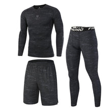 Load image into Gallery viewer, High Quality Compression Men's Sport Suits Quick Dry Running sets Clothes Sports Joggers Training Gym Fitness Tracksuits Running
