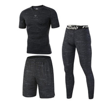 Load image into Gallery viewer, High Quality Compression Men's Sport Suits Quick Dry Running sets Clothes Sports Joggers Training Gym Fitness Tracksuits Running