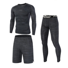 Load image into Gallery viewer, High Quality Compression Men's Sport Suits Quick Dry Running sets Clothes Sports Joggers Training Gym Fitness Tracksuits Running
