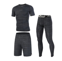 Load image into Gallery viewer, High Quality Compression Men's Sport Suits Quick Dry Running sets Clothes Sports Joggers Training Gym Fitness Tracksuits Running