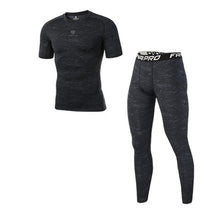 Load image into Gallery viewer, High Quality Compression Men's Sport Suits Quick Dry Running sets Clothes Sports Joggers Training Gym Fitness Tracksuits Running