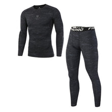 Load image into Gallery viewer, High Quality Compression Men's Sport Suits Quick Dry Running sets Clothes Sports Joggers Training Gym Fitness Tracksuits Running