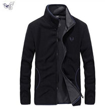 Load image into Gallery viewer, creepy and BOROR new men's soft shell polar fleece hoodie sweatshirt blue denim men's hip hop size l ~ 7XL 8XL sport clothes