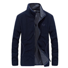 Load image into Gallery viewer, creepy and BOROR new men's soft shell polar fleece hoodie sweatshirt blue denim men's hip hop size l ~ 7XL 8XL sport clothes