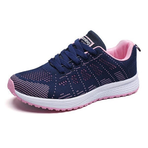 Hundunsnake Breathable Mesh Women's Athletic Shoes Sport Lady Sports Shoes White Running Shoes Women's Sneakers Chausure A-198