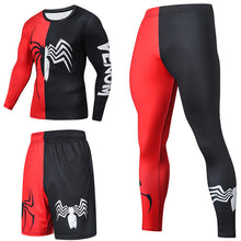 Load image into Gallery viewer, Superhero Compression Tracksuits Men's Sport Suit Quick Dry Running sets Clothes Sports Joggers Training Gym Fitness Man Set