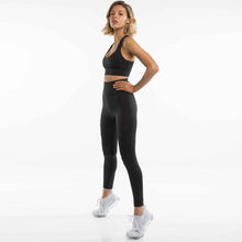 Load image into Gallery viewer, Women Sport Suit Female Yoga Set Tracksuit Fitness Sexy Ensemble Sportswear Workout Gym Wear Running Clothes Pad Top Leggings